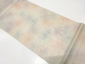 銀通し　暈し柄　全通袋帯